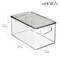 mDesign Plastic Office Storage Bin Box with Lid and Handles, 4 Pack